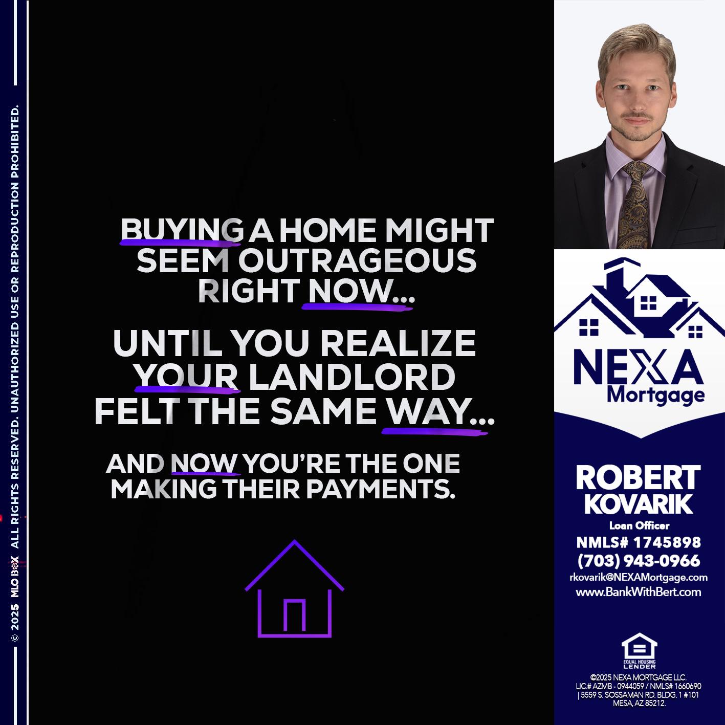 BUYING A HOME - Robert Kovarik -Mortgage Loan Originator