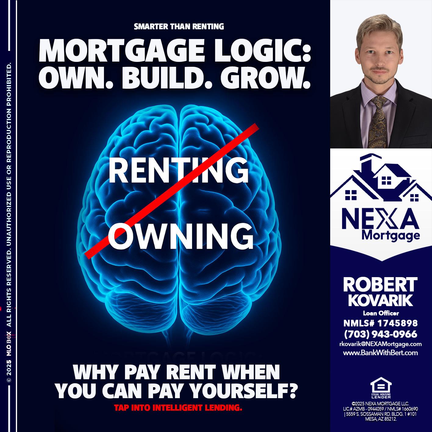 mortgage logic - Robert Kovarik -Mortgage Loan Originator
