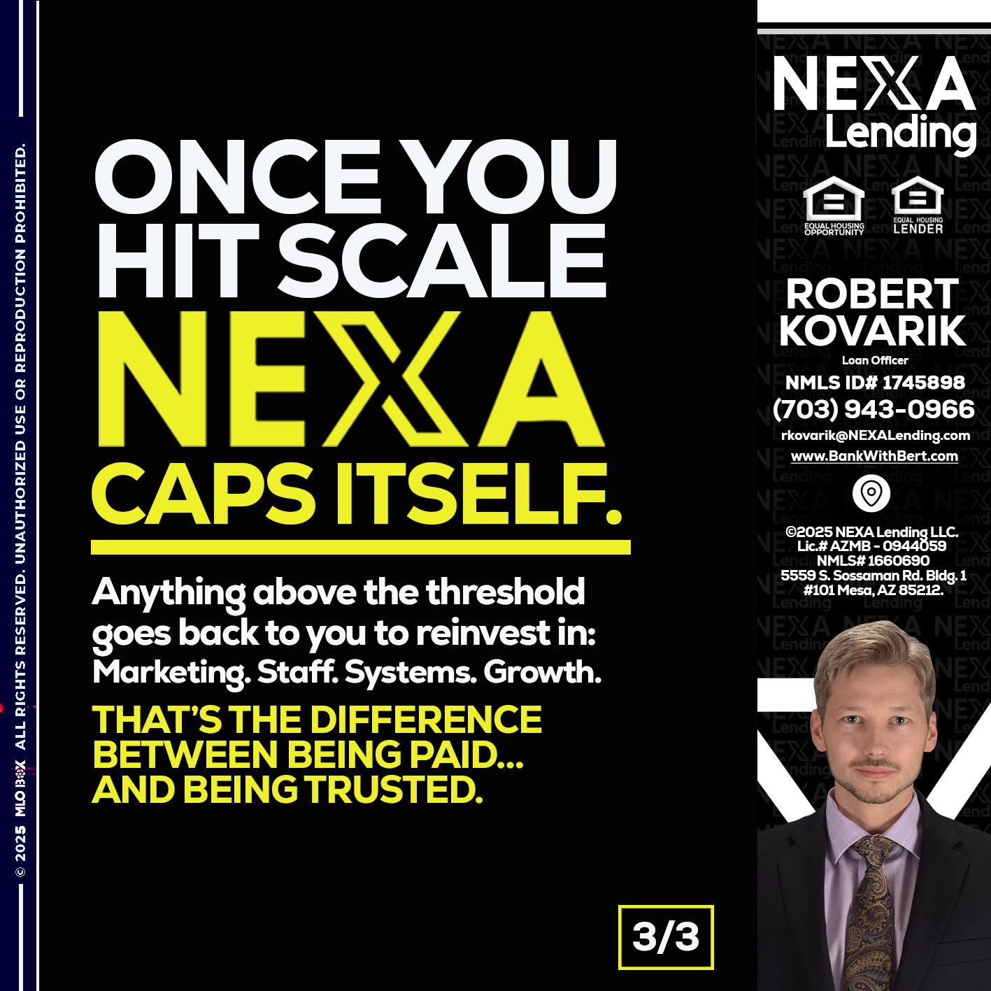 3 OF 3 - Robert Kovarik -Mortgage Loan Originator