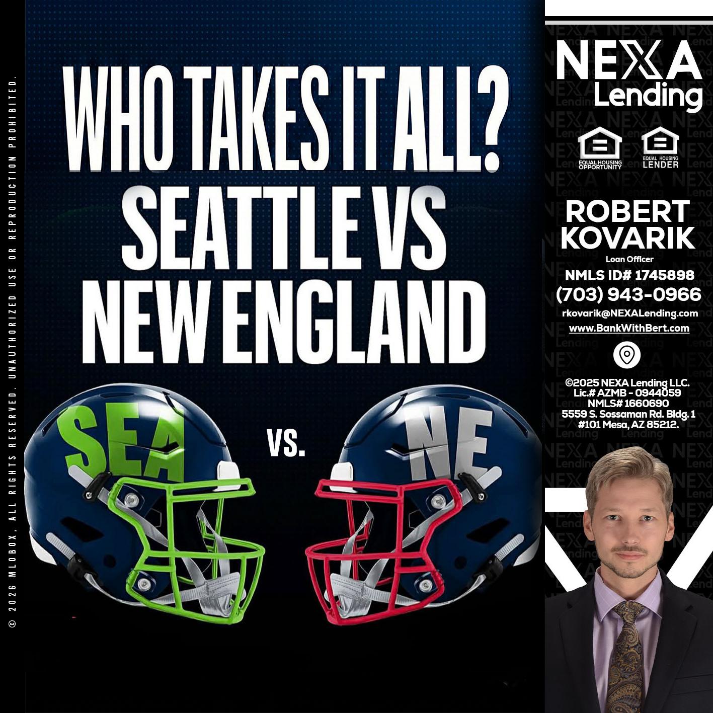 WHO TAKE IT ALL? - Robert Kovarik -Mortgage Loan Originator