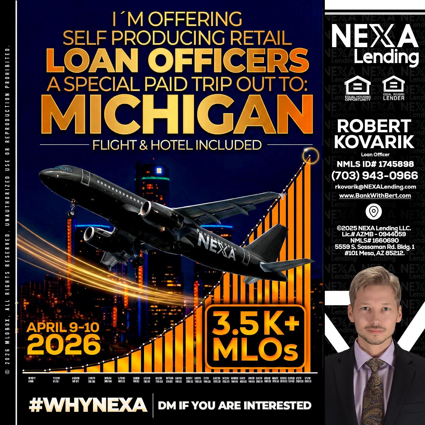 3.5K - Robert Kovarik -Mortgage Loan Originator