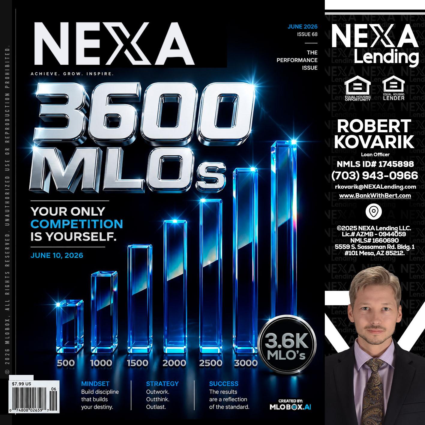 3600 MLOs - Robert Kovarik -Mortgage Loan Originator