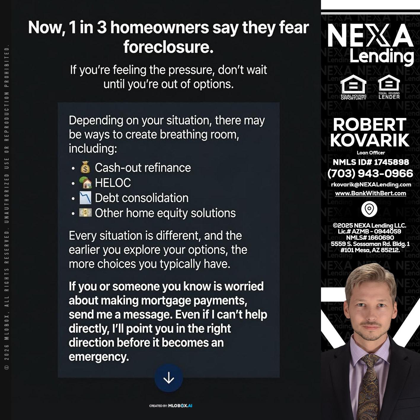 NOW - Robert Kovarik -Mortgage Loan Originator